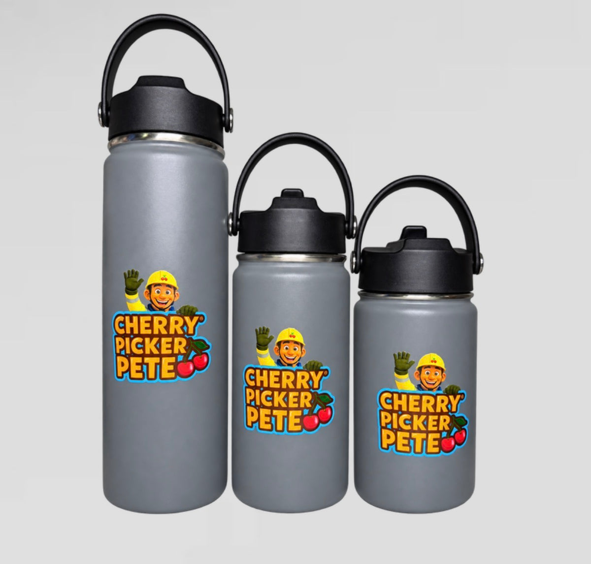 Cherry Picker Pete Water Bottle